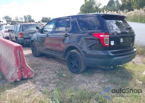 2015 Ford Police Interceptor из США, поврежденный, VIN 1FM5K8AR0FGC68568